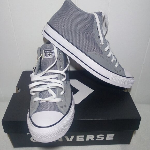 Converse Men's Size 12.0 CTAS Malden St Mid Classic Greysmoke/white A09499C -New - Picture 3 of 10
